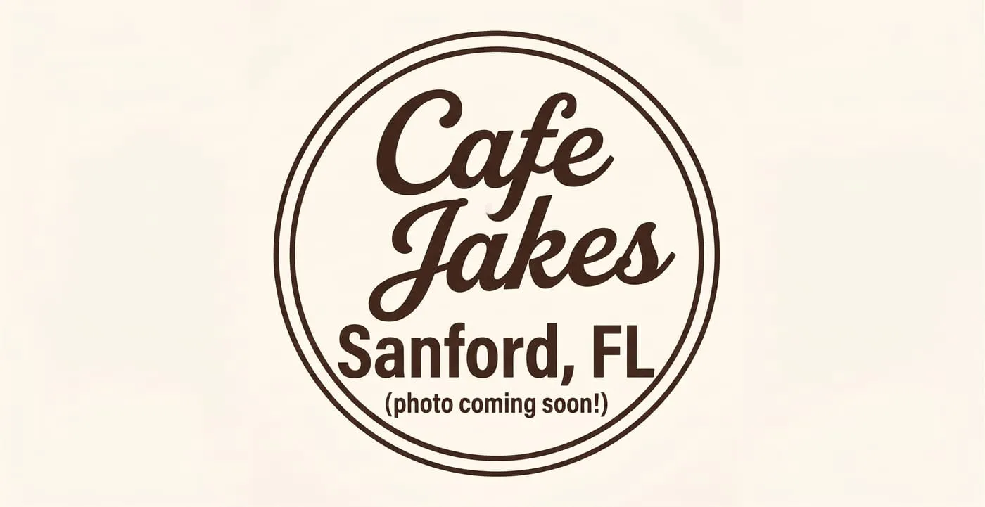 Cafe Jakes Sanford badge, photo coming soon